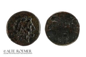 Römische Republik - Sehr schöner AE Semis, 211 - 200 v. Chr.