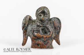 Published coptic bronze figurine of an angel