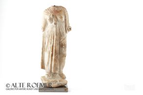 Roman marble Isis statue - ex Christie's New York