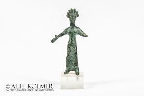 Etruscan bronze figurine of a dancing Kore