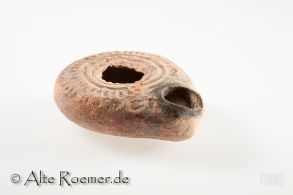 Spätrömische Öllampe aus dem Süden Israels