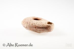 Spätrömische Öllampe aus dem Süden Israels mit Stempel