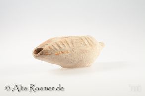 Spätsamaritanische Öllampe mit rundem Einfüllloch