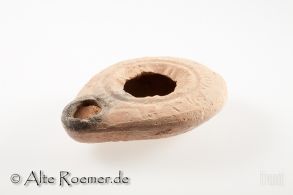 Spätrömische Öllampe vom Diskustyp