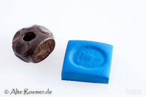 Sassanidisches Stempelsiegel mit detailreicher Skorpiondarstellung