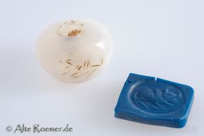 Sassanidisches Siegel mit Stierdarstellung