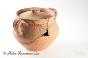 römischer Doppelhenkeltopf mit Deckel