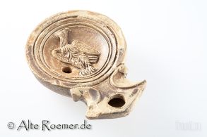 Kaiserzeitliche römische Lampe mit imperialem Adler