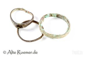 Drei römische Fingerringe aus Bronze