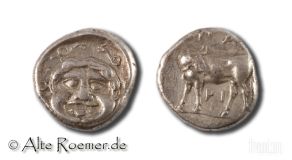 Hemidrachme aus Parion (Mysien)