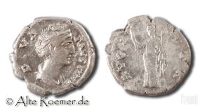 Denar der Faustina Major - Memorialprägung