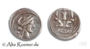 Denar des Julius Caesar