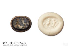 Römisches Intaglio mit Ganymed und Adler