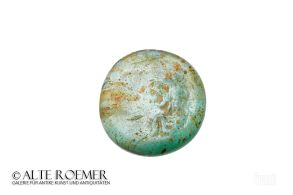 Roman glass insert for a pendant