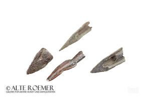 Four Greek or Scythian arrow heads
