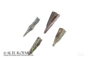 Four Greek or Scythian arrow heads
