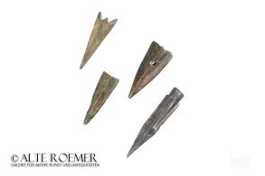Four Greek or Scythian arrow heads