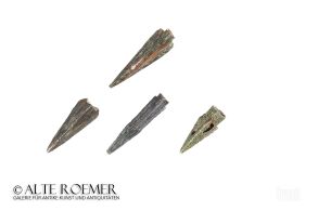 Four Greek or Scythian arrow heads