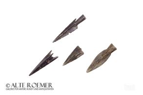 Four Greek or Scythian arrow heads
