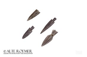 Four Greek or Scythian arrow heads