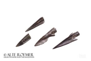 Four Greek or Scythian arrow heads