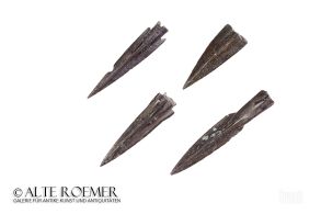 Four Greek or Scythian arrow heads