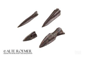 Four Greek or Scythian arrow heads