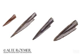 Four Greek or Scythian arrow heads