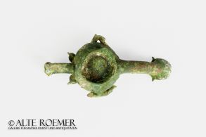 Hellenistische Bronzelampe aus des Sammlung des berühmten Juweliers Shlomo Moussaieff