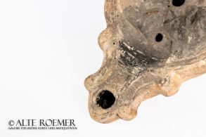 Publizierte römische Öllampe aus der Sammlung Steve Adler