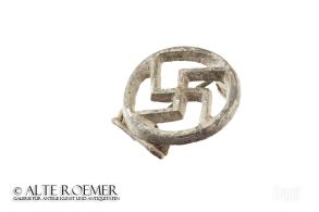 Roman swastika brooch
