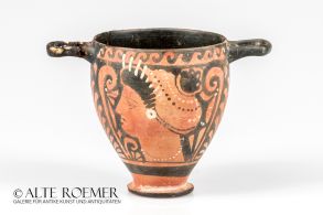 Apulian red figure Skyphos