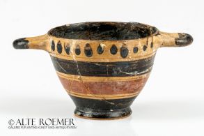 Late Corinthian Skyphos found at Dionysos Temple in Athens