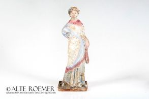 Buy a large polychrome figure of a woman from Canosa