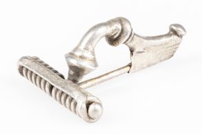 Roman silver fibula