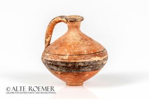 Cypriot black-on-red jug