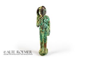 Egyptian bronze figurine of Horus the Child