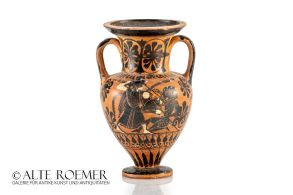 Schwarzfigurige attische Halsamphora mit TL Gutachten