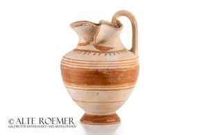 Italiote Oinochoe imitating corinthian pottery