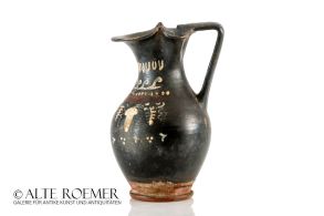 Richly decorated Gnathia ware oinochoe 