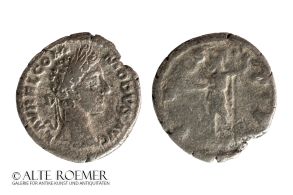 Früher Denar des Commodus als Co-Augustus 
