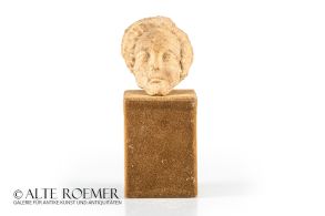 Fragment of a Roman clay head