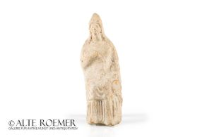 Greek Terracotta figurine of a sitting woman