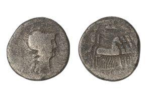 Republikanischer Denar des Sulla und Torquatus aus Hort-Schatzfund