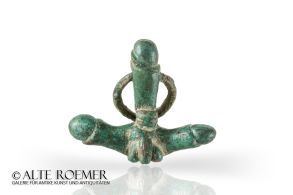 Römisches Phallusamulett aus Bronze