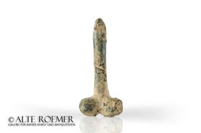 Römisches Phallusamulett (Fascinus) aus Bronze