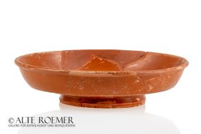 Roman Terra Sigillata plate from workshop of Virilis from the Rhineland