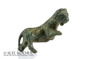 Roman bronze feline from the Rhineland with known finding year