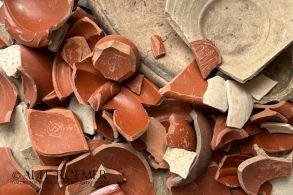 Roman potsherds from the Rhineland