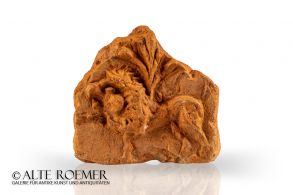 Römisches Antefix aus Legionslager mit Löwe - Fund aus Novaesium mit bekanntem Fundjahr und Ort